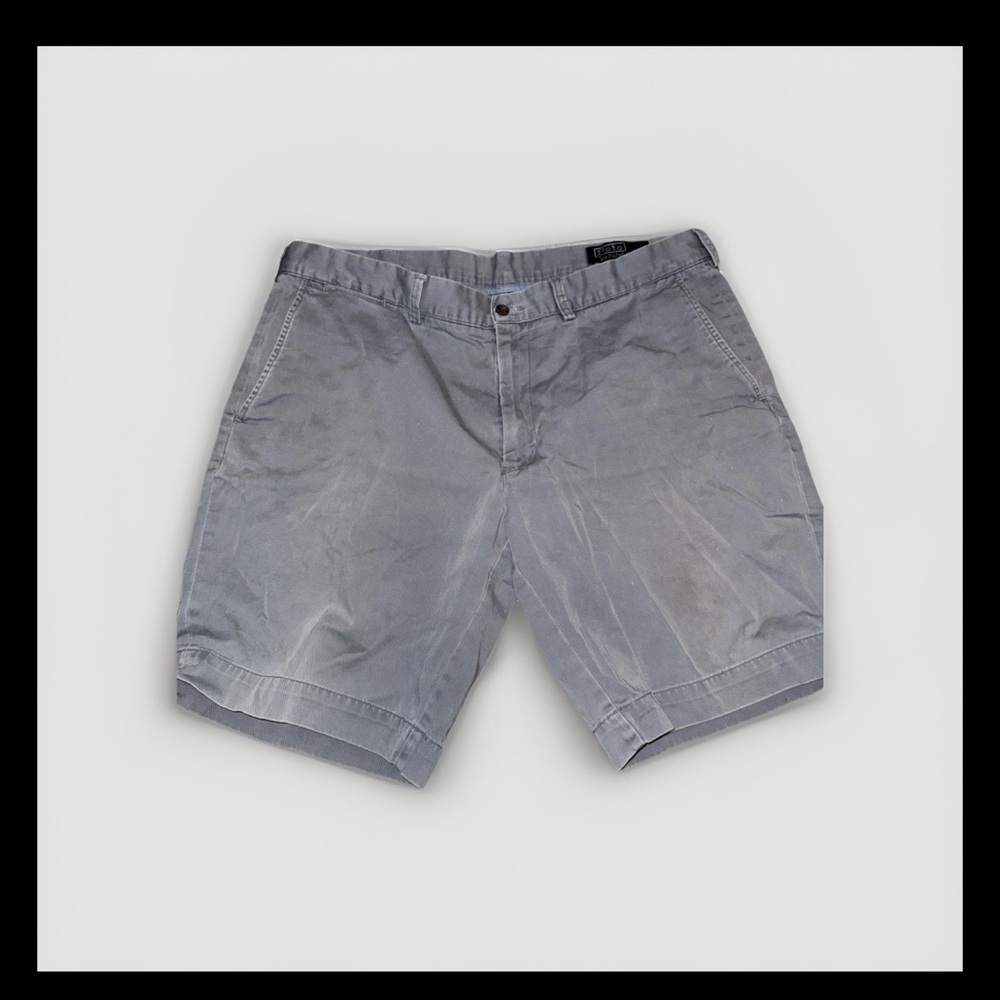 Ralph Lauren Gray Flat Front Shorts 067